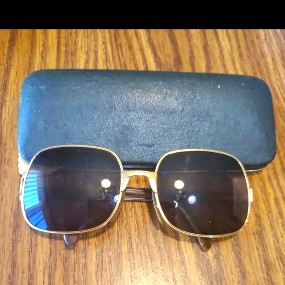 Vintage 50s gold filled sunglasses Metzler made Germany 1/20 10K filled